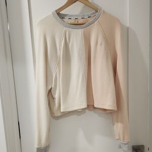 Colorblock Sweatshirt with Gray Trim